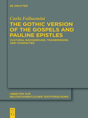 cover image of The Gothic Version of the Gospels and Pauline Epistles